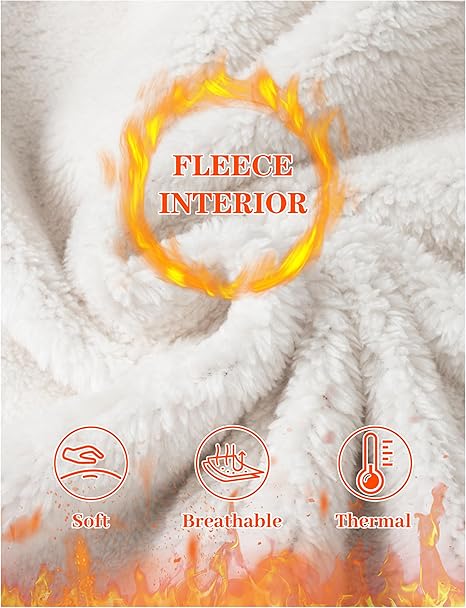 Men's Fleece Jackets Flannel Checked Lumberjack