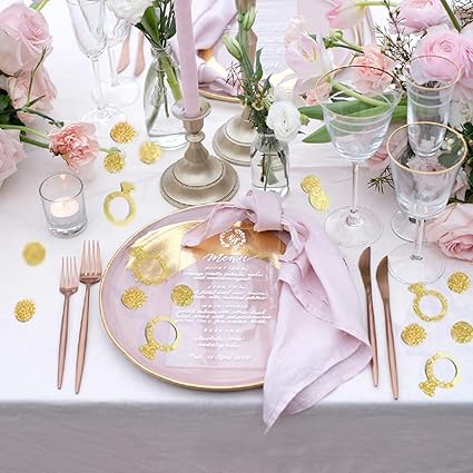 100 Pcs Gold Small Engagement Party