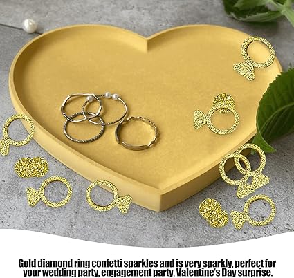 100 Pcs Gold Small Engagement Party