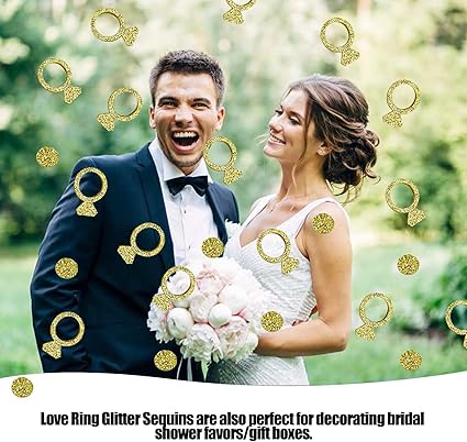 100 Pcs Gold Small Engagement Party